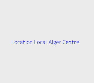 Location Local  Alger